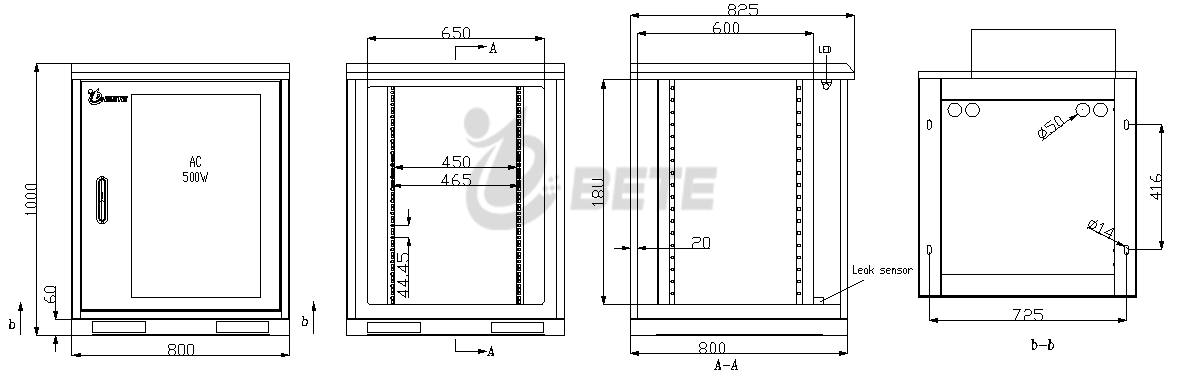 18U Outdoor Communication Cabinet