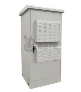 IP55 Galvanized Steel Single Wall Outdoor Monitoring Cabinet With Anti Theft Design