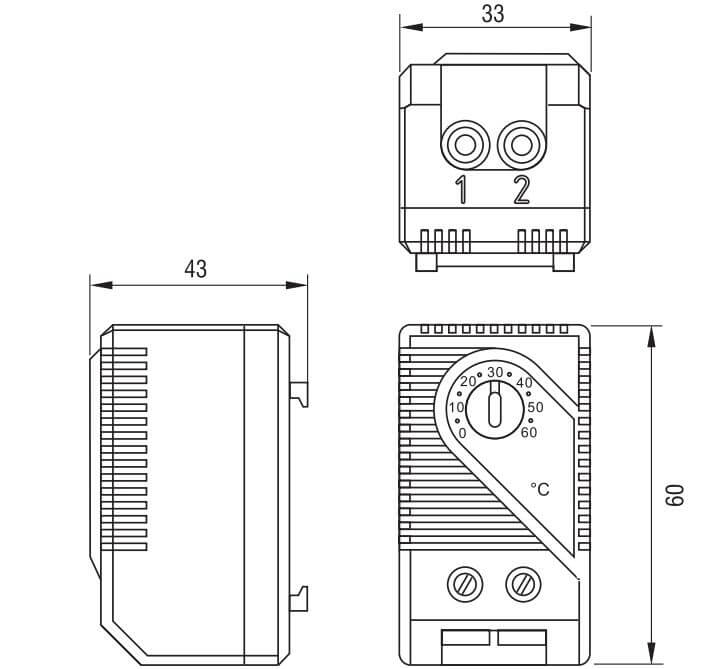 Petit thermostat compact