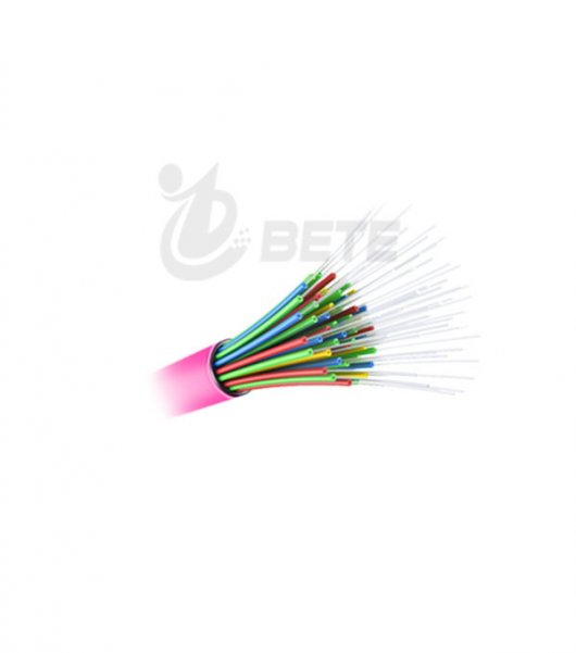1m (3ft) MTP Female 12 Fibers Type B Plenum (OFNP) OM4 50/125 Multimode Elite Trunk Cable, Magenta