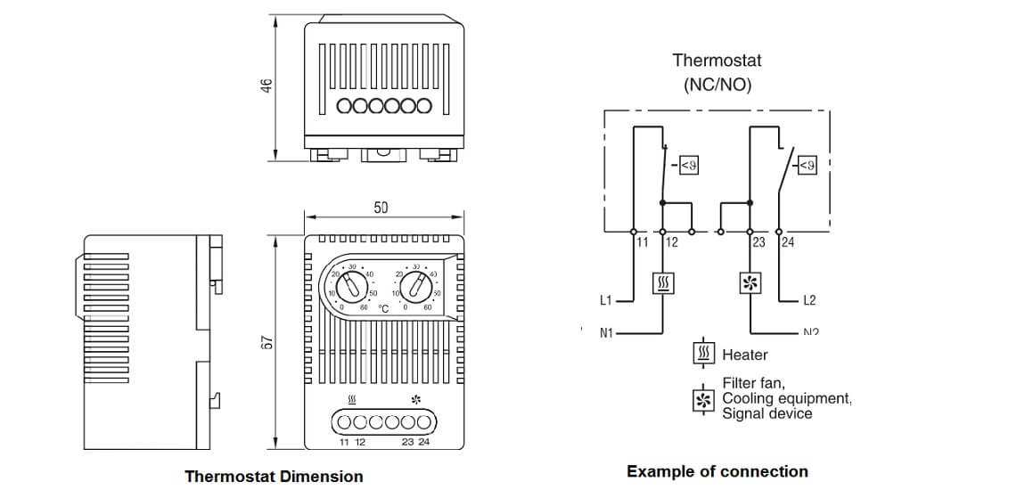 BTZR 011 Doppio termostato