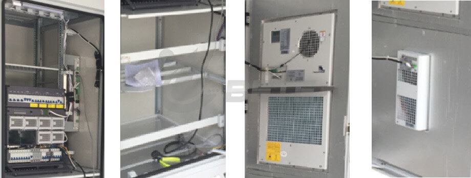 Gabinete de energia ao ar livre Ar condicionado IP55 para refrigeração Gabinete de controle ao ar livre