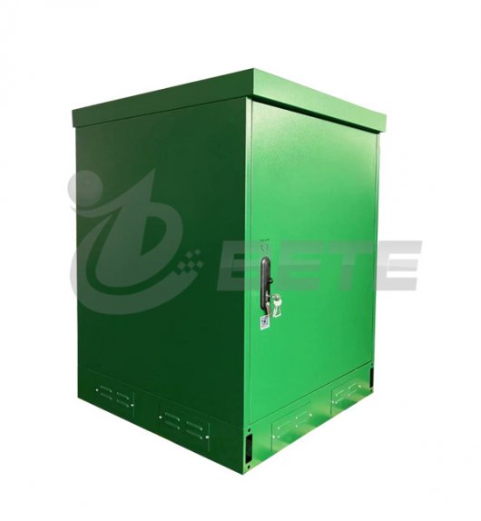 Outdoor Network Enclosure 19 Inch Rack Cabinet Cooling System IP65