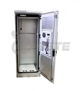 42U Outdoor Equipment Enclosure Air Conditioner Cooling Rack Cabinet