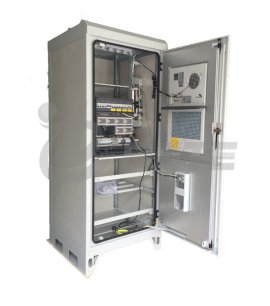 Outdoor Telecom Rack Cabinet IP55 Two Doors Outdoor Electrical Enclosure
