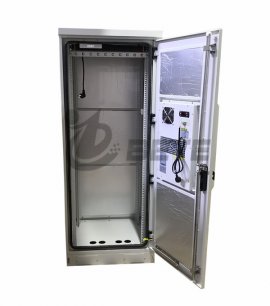 42U Outdoor Rack Enclosure Panel Air Conditioner 19 Inch Equipment Rack