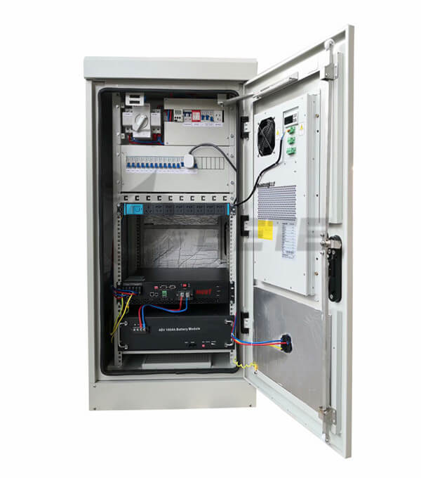 Outdoor telecom cabinet is equipped with DC48V telecom air conditioner