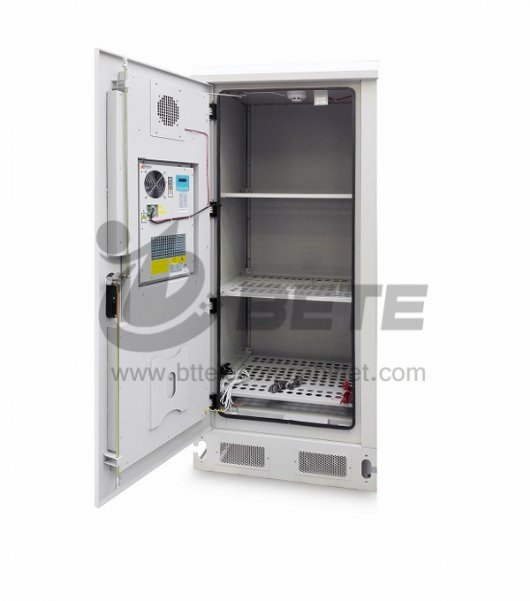 Outdoor Battery Cabinet With DC Air Conditioner Anti-theft Protection